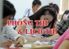 Lịch thi lại học k?1 đợt học 1 năm học 2012-2013 các lớp tín ch?Đại học K5 và cao đẳng K22