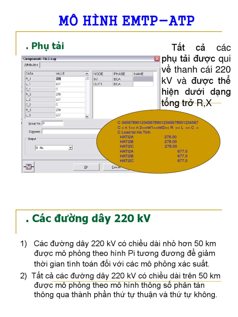 Ứng dụng phần mềm EMTP/ATP nghiên cứu ảnh hưởng của hiện tượng sóng sét lan truyền trong lưới trung áp