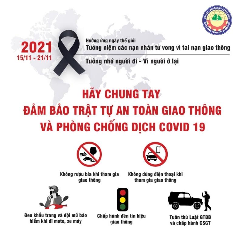 Hưởng ứng Ngày thế giới tưởng niệm các nạn nhân tử vong do tai nạn giao thông năm 2021