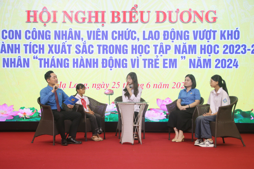 Biểu dương con công nhân, viên chức, lao động vượt khó